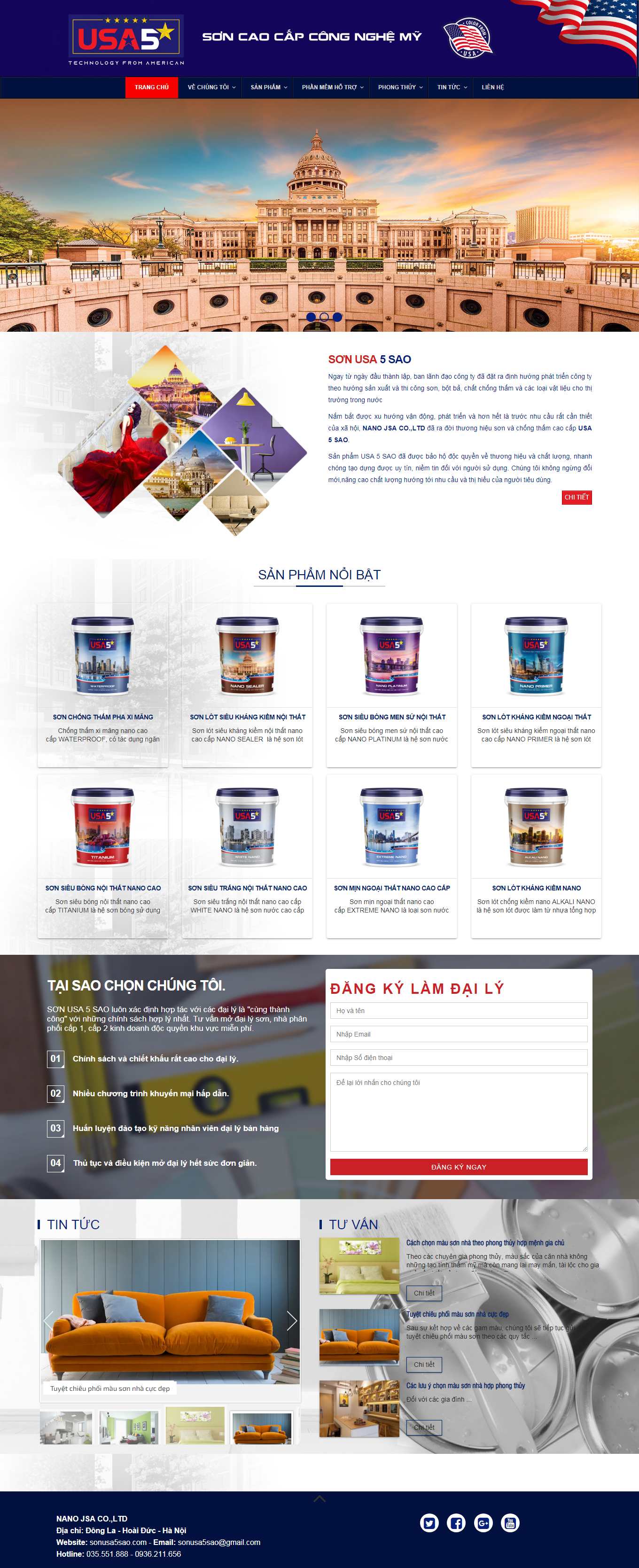 Thiết kế Web số 1 việt nam sonusa5sao.com