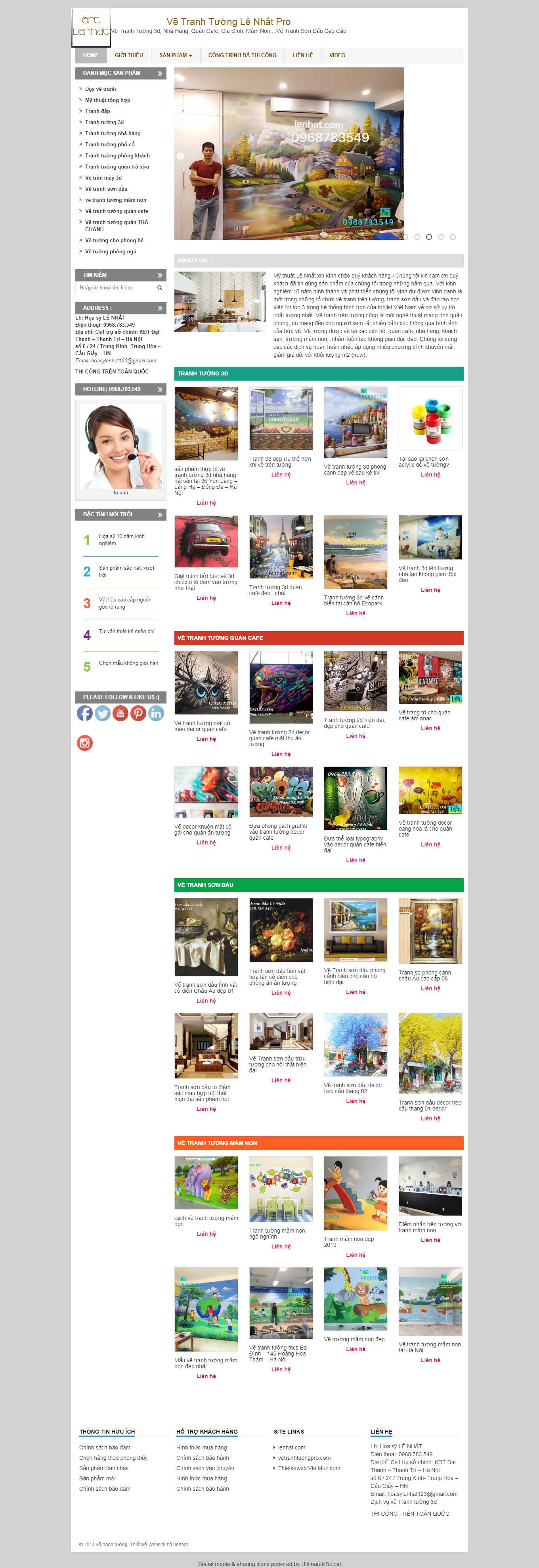 Thiết kế Web 500k lenhat.com