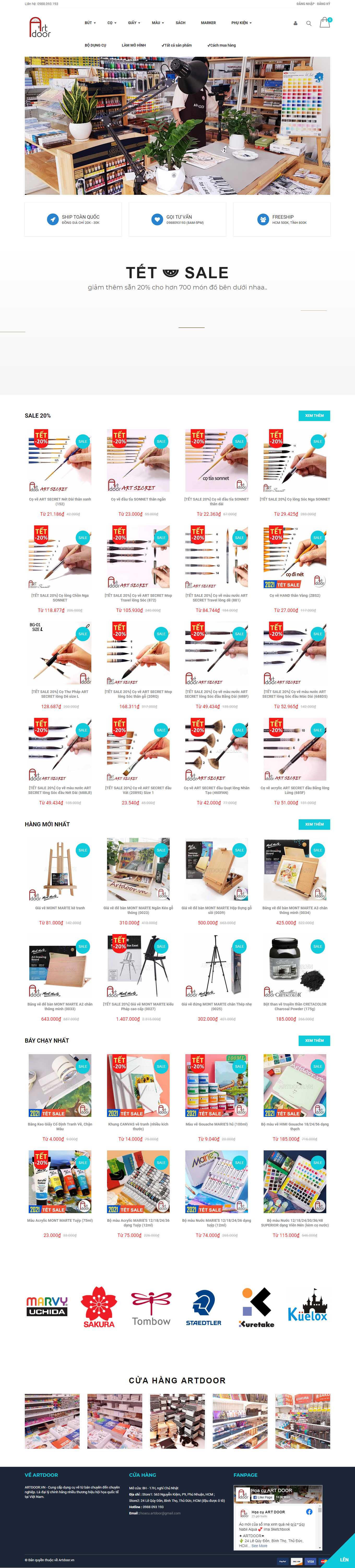 Thiết kế Web 500k artdoor.vn