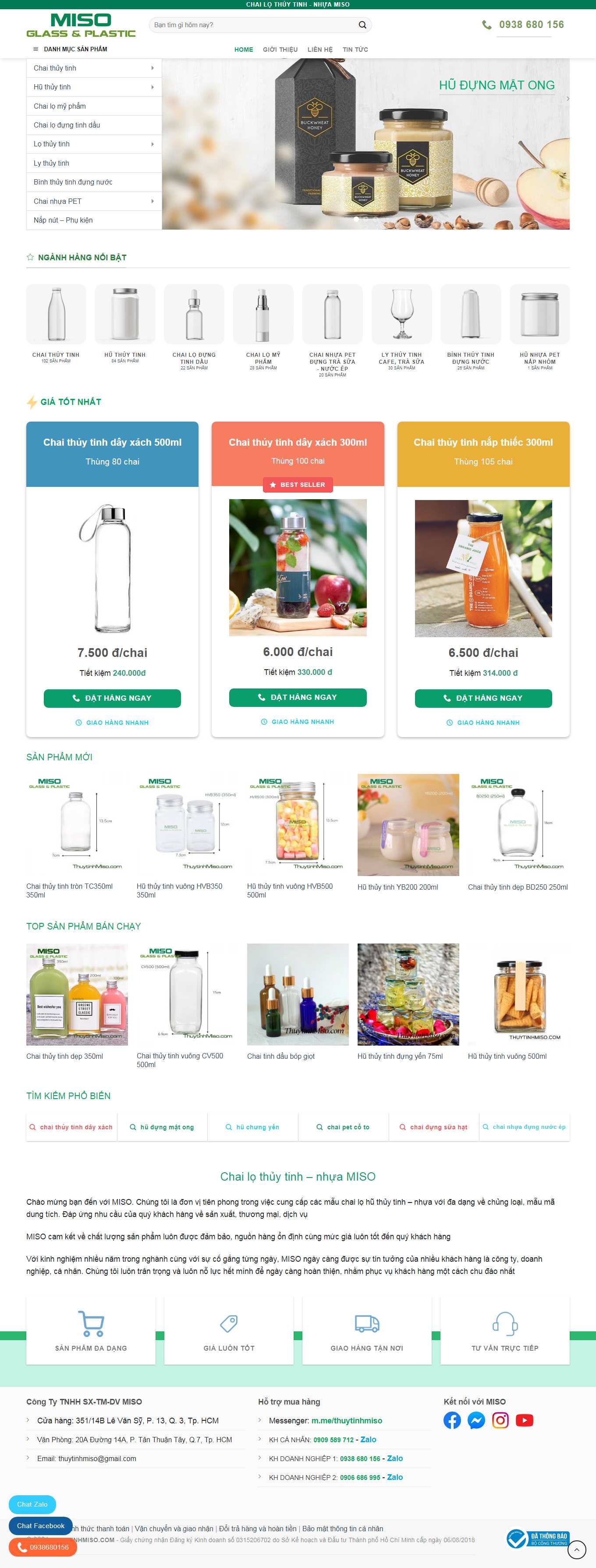 Thiết kế Web mẫu có sẵn thuytinhmiso.com