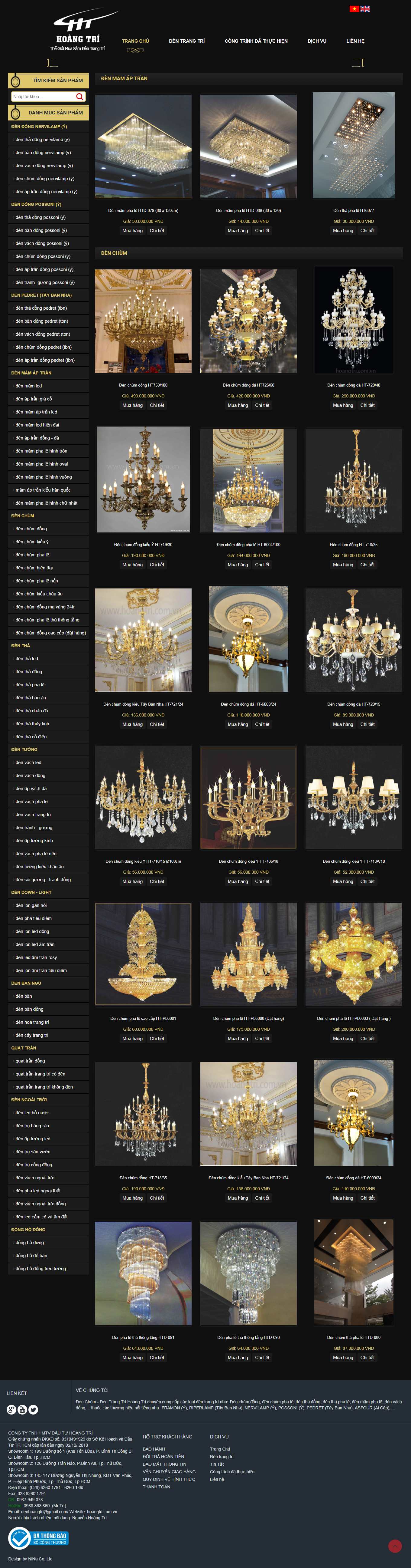 Thiết kế Web đồ họa đẹp hoangtri.com.vn