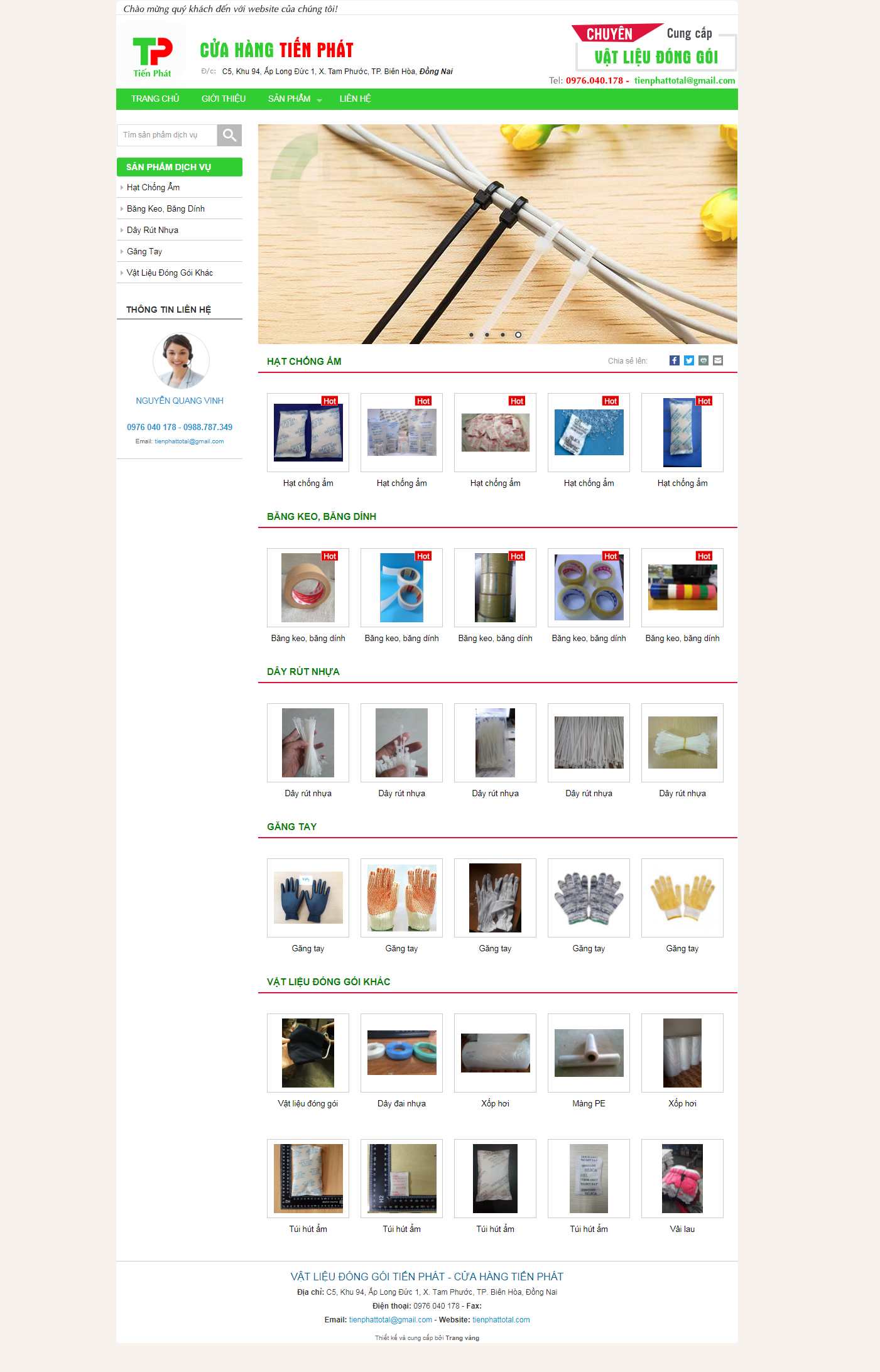 Thiết kế Web online tienphattotal.com