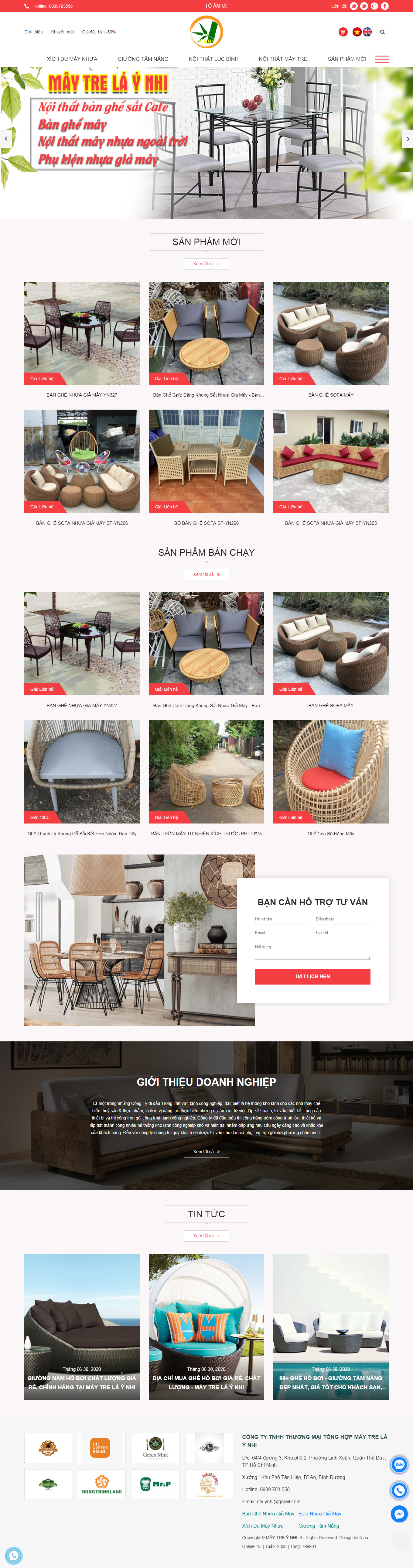 Thiết kế Web rao thuê maytreynhi.com