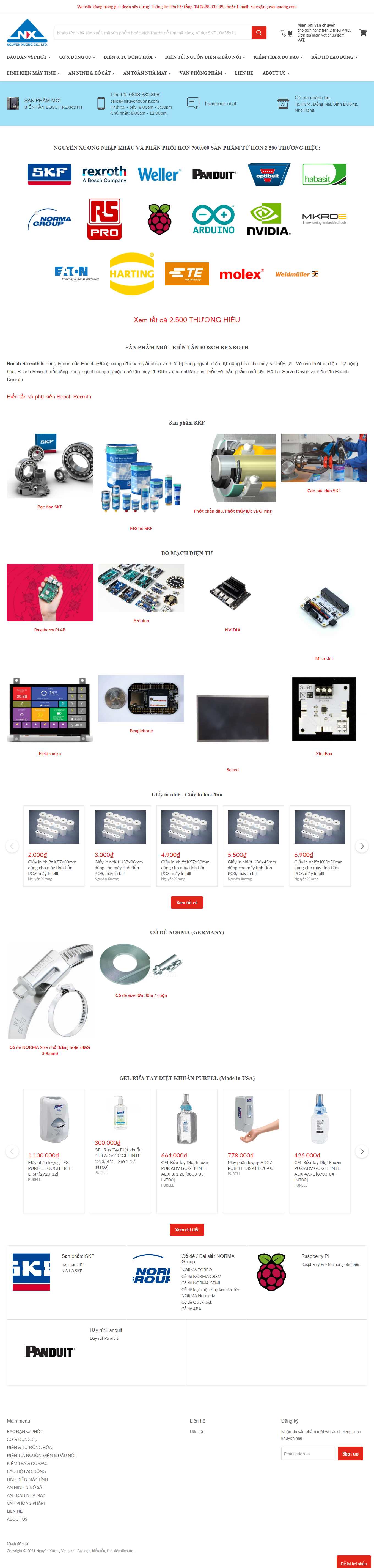 Thiết kế Web rao thuê nguyenxuong.com