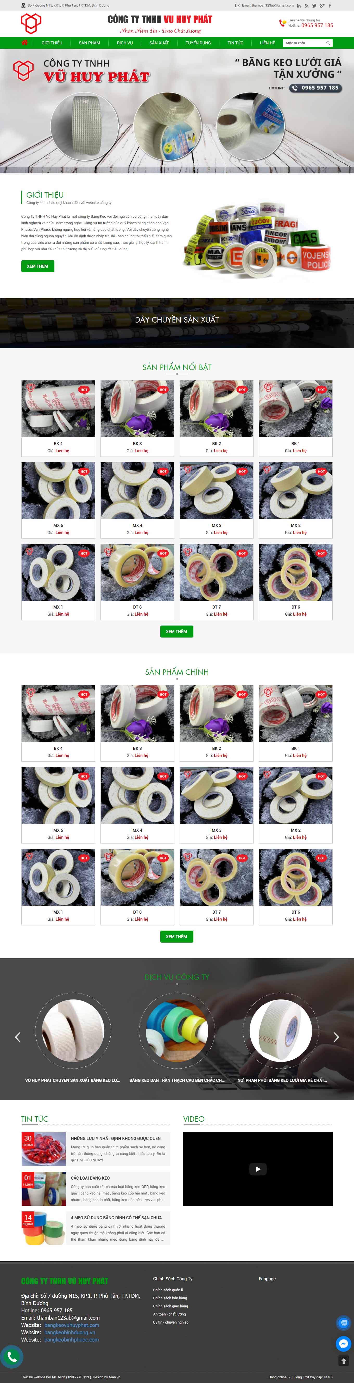 Thiết kế Web rao thuê bangkeovuhuyphat.com