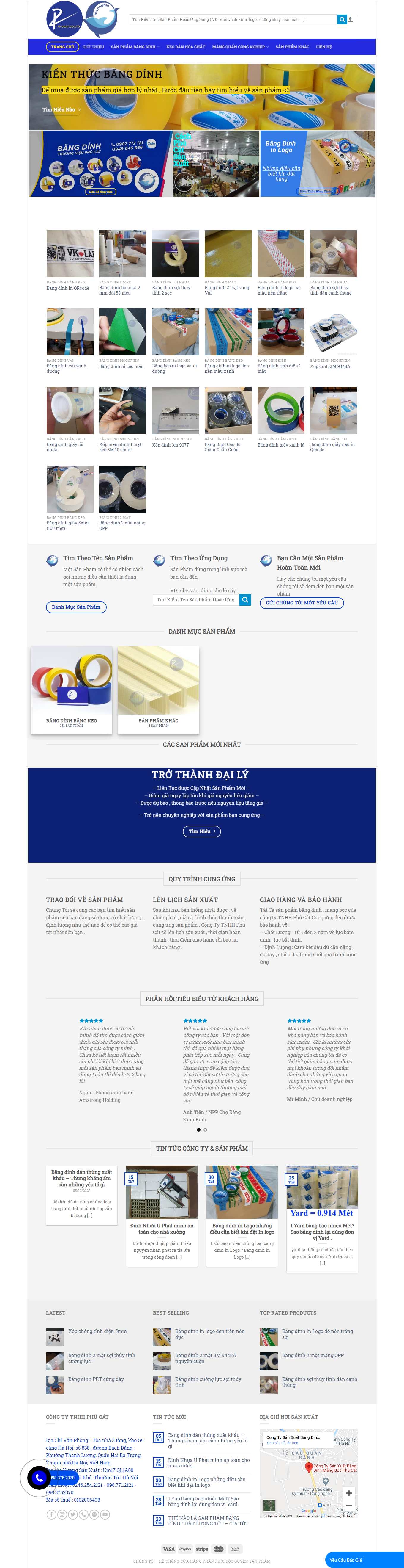 Thiết kế Web vina phucat.com.vn