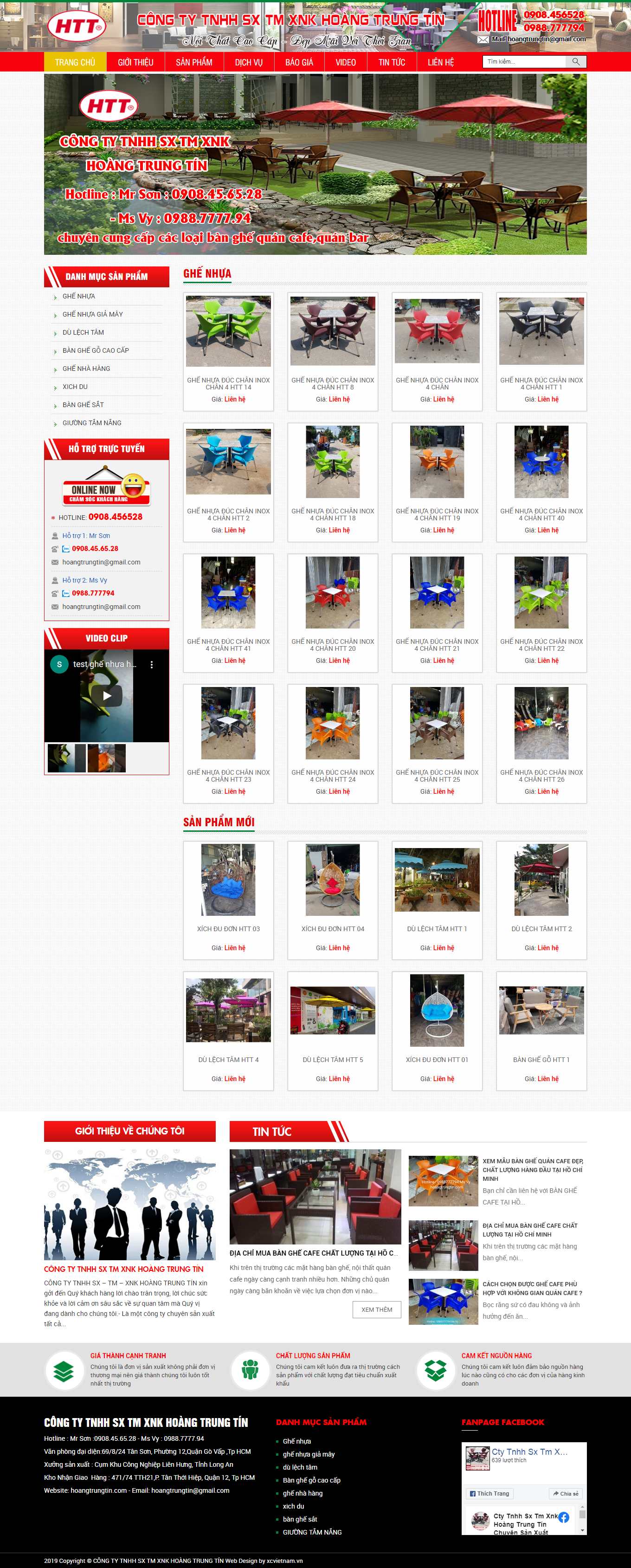 Thiết kế Web vina hoangtrungtin.com