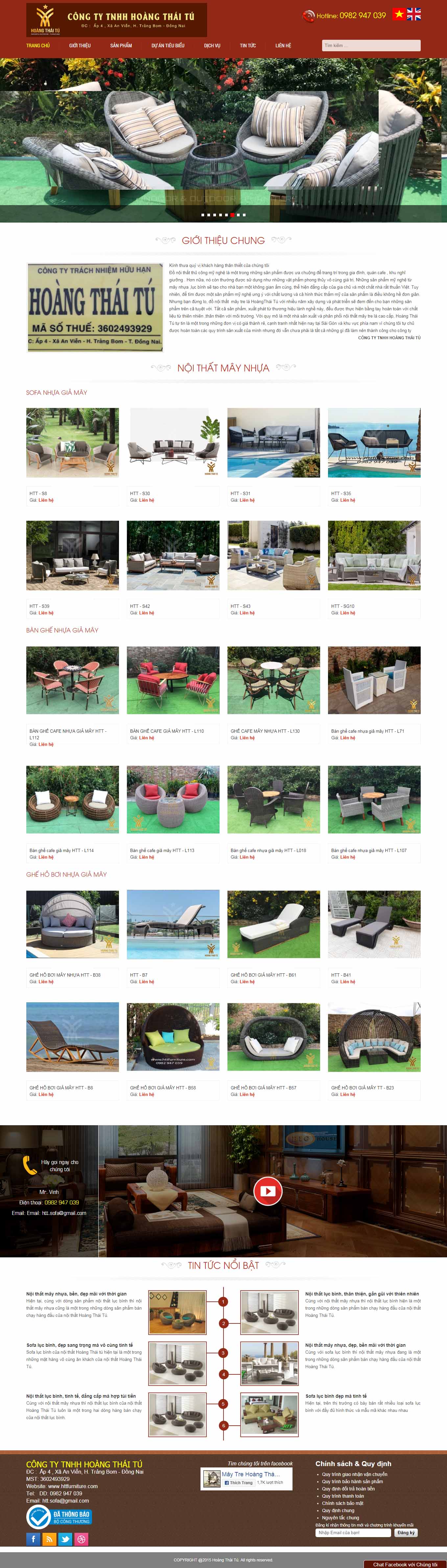 Thiết kế Web vina httfurniture.com