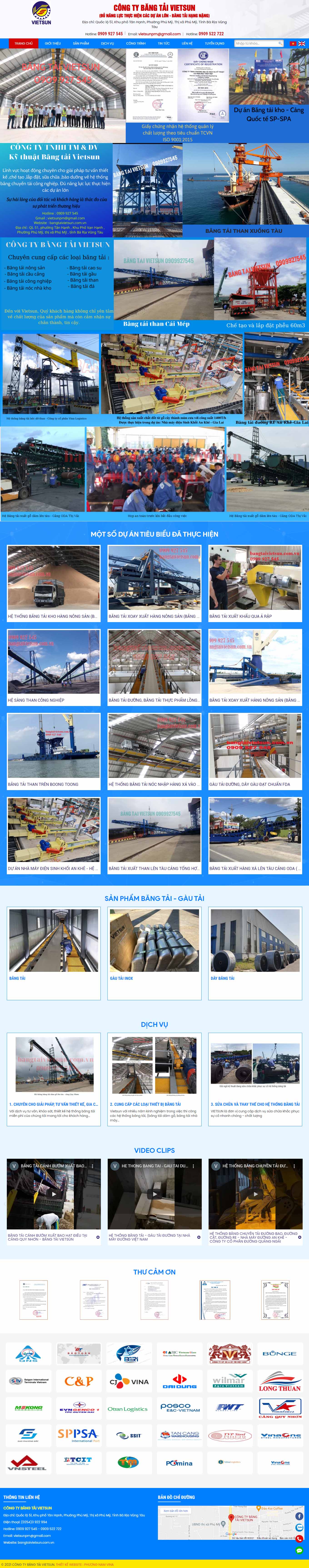 Thiết kế Web vina bangtaivietsun.com.vn