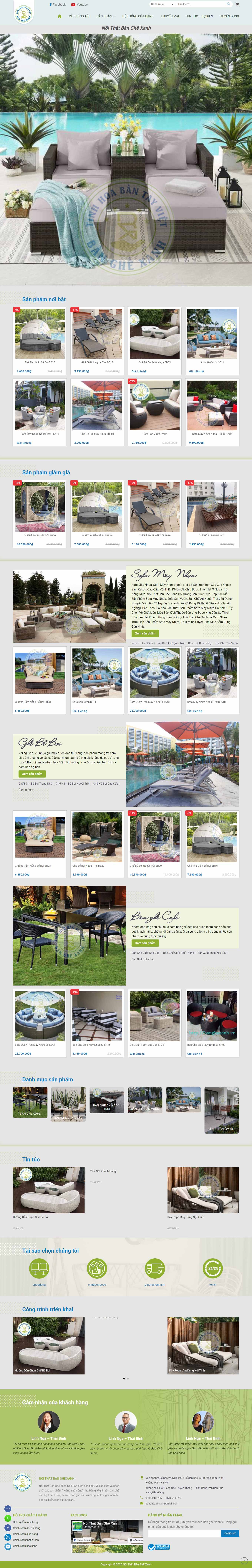 Thiết kế Web trang vàng banghexanh.vn
