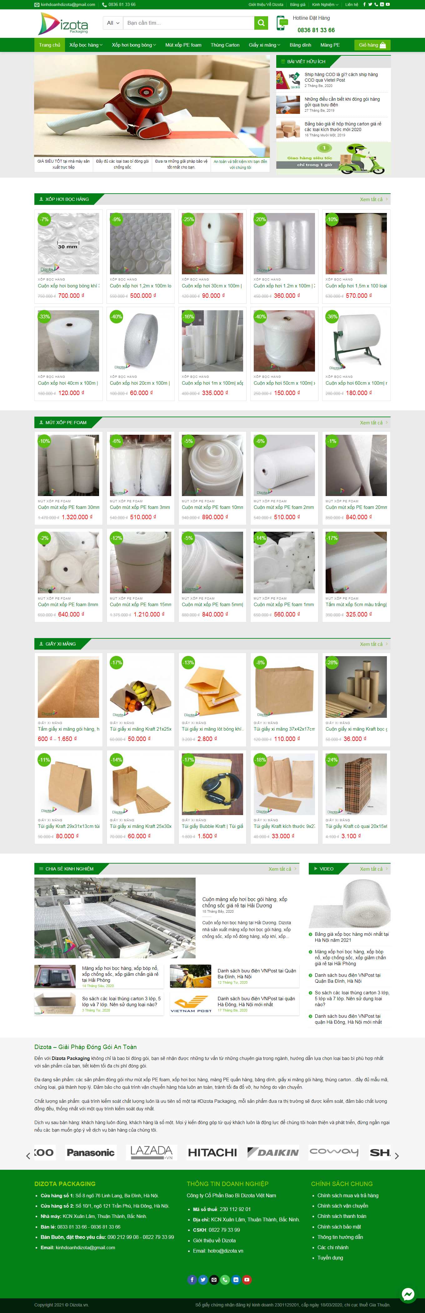 Thiết kế Web code thuần dizota.vn