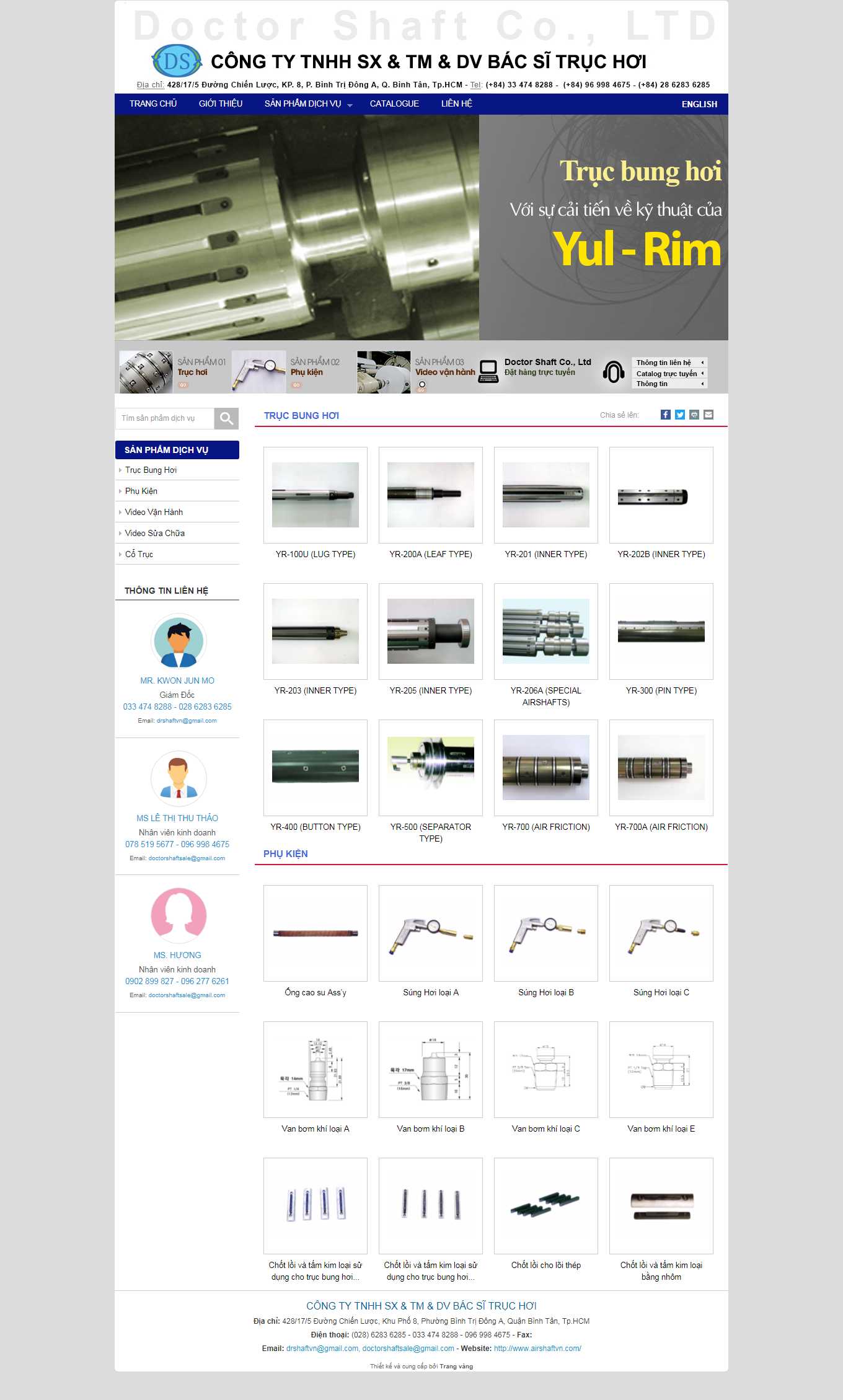 Thiết kế Web codeigniter airshaftvn.com