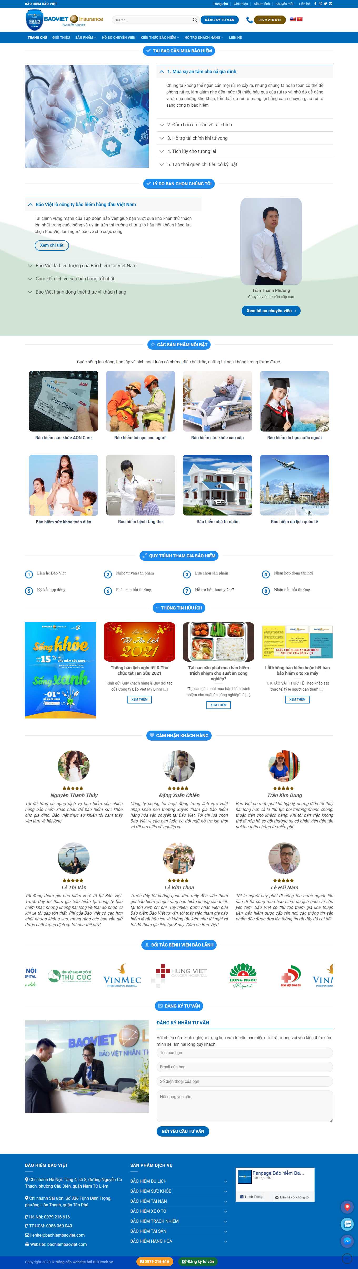 Thiết kế Web việt nam baohiembaoviet.com