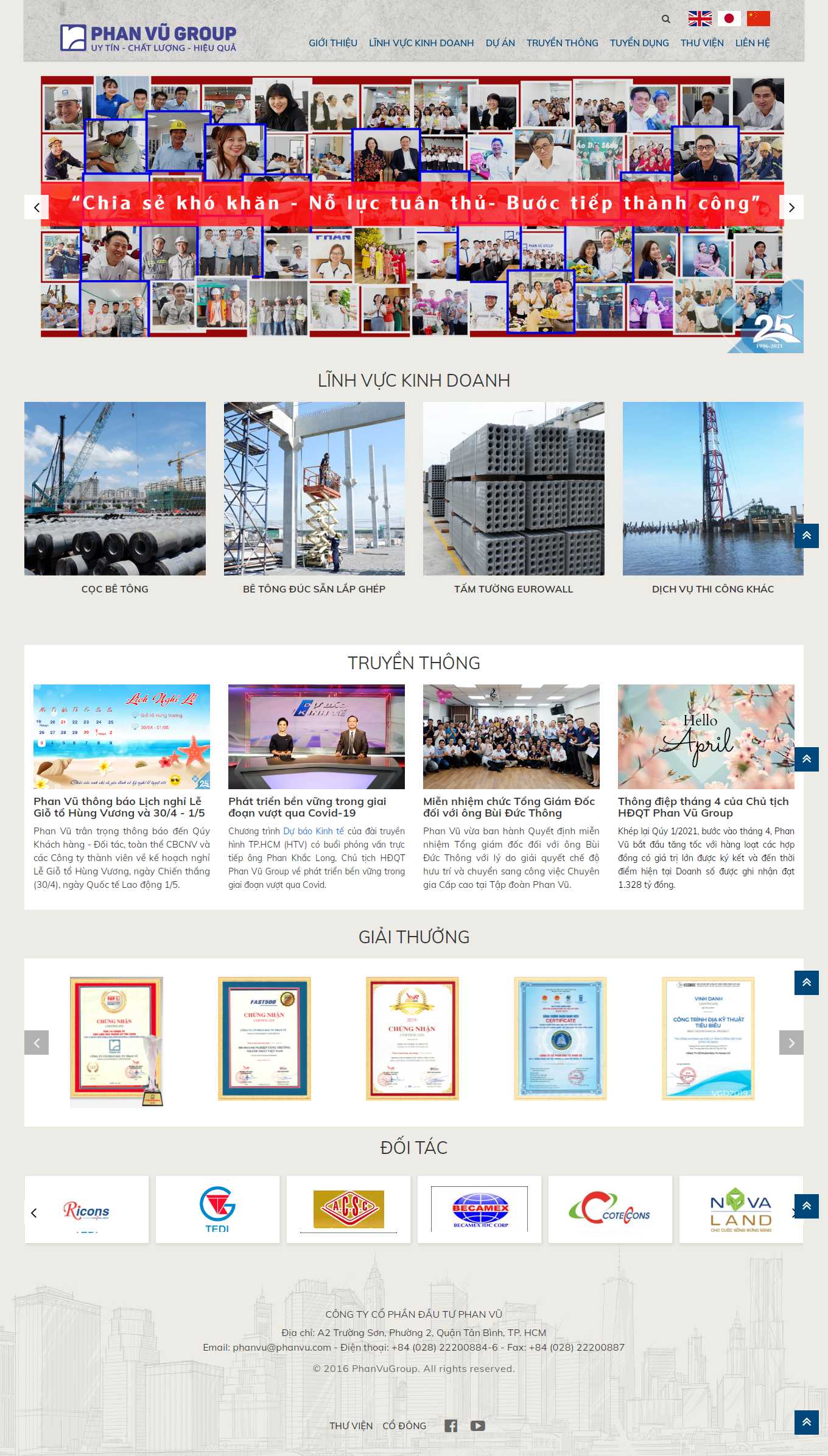 Thiết kế Web việt nam phanvu.vn