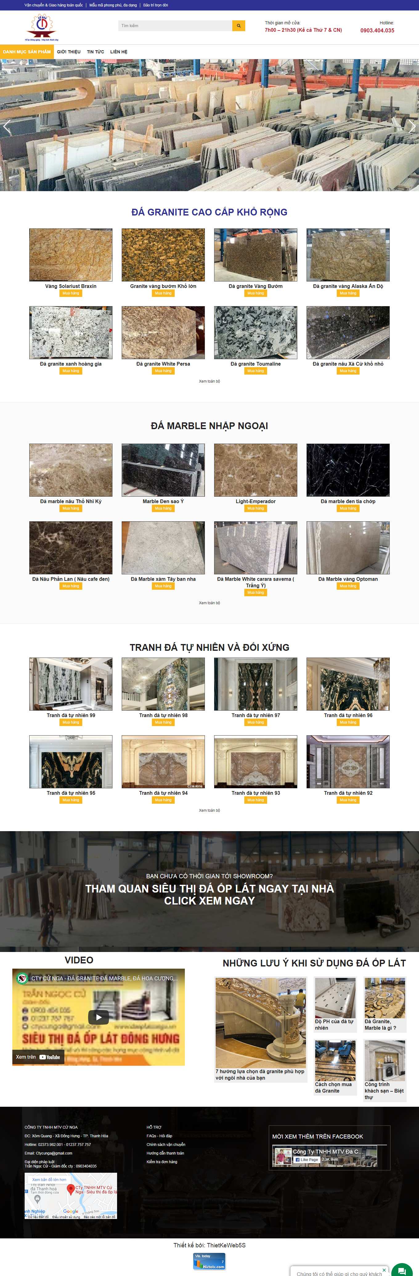 Thiết kế Web gian hàng daoplatcunga.vn