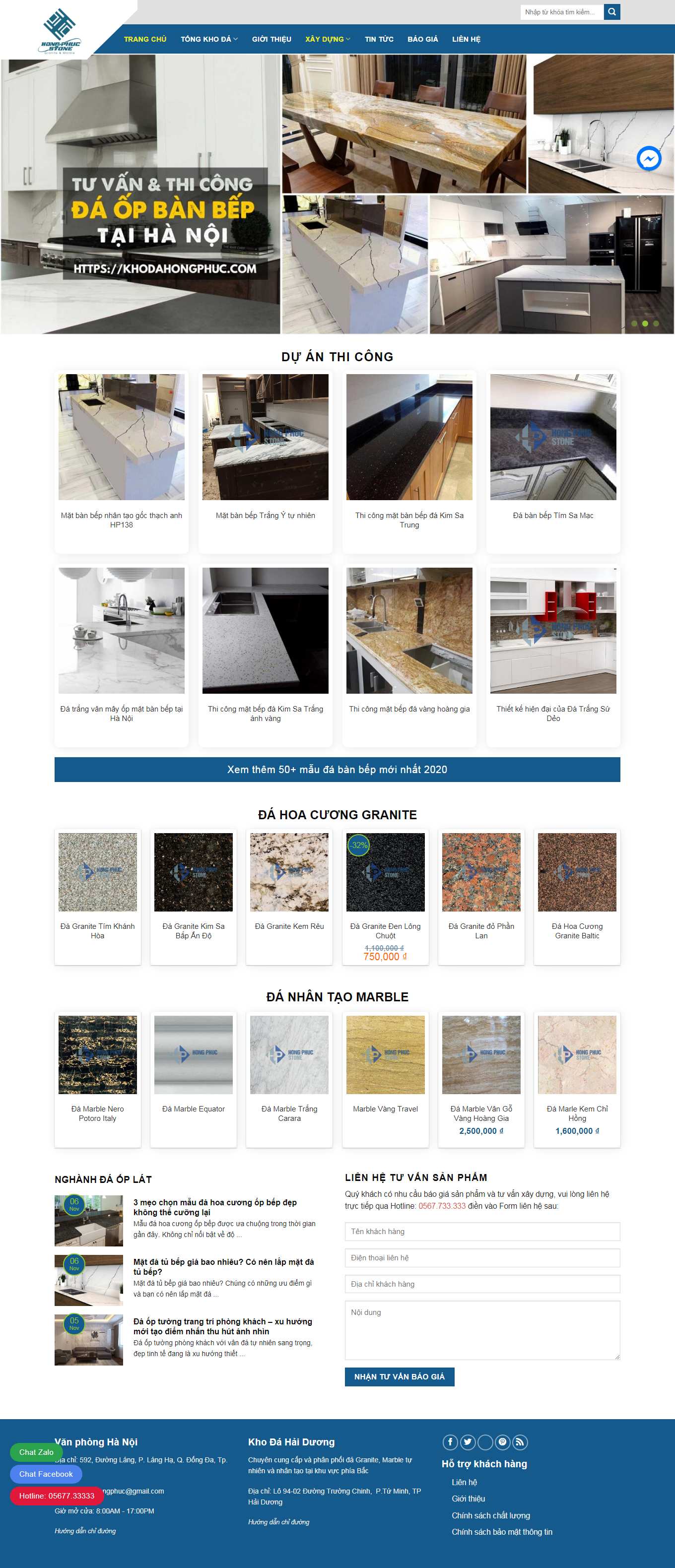 Thiết kế Web bán buôn khodahongphuc.com
