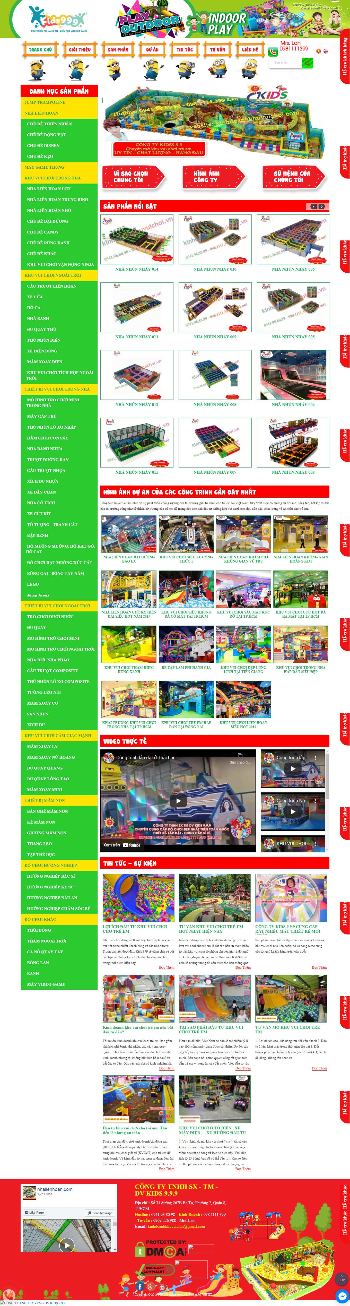 Thiết kế Web bán buôn kinhdoanhkhuvuichoi.com