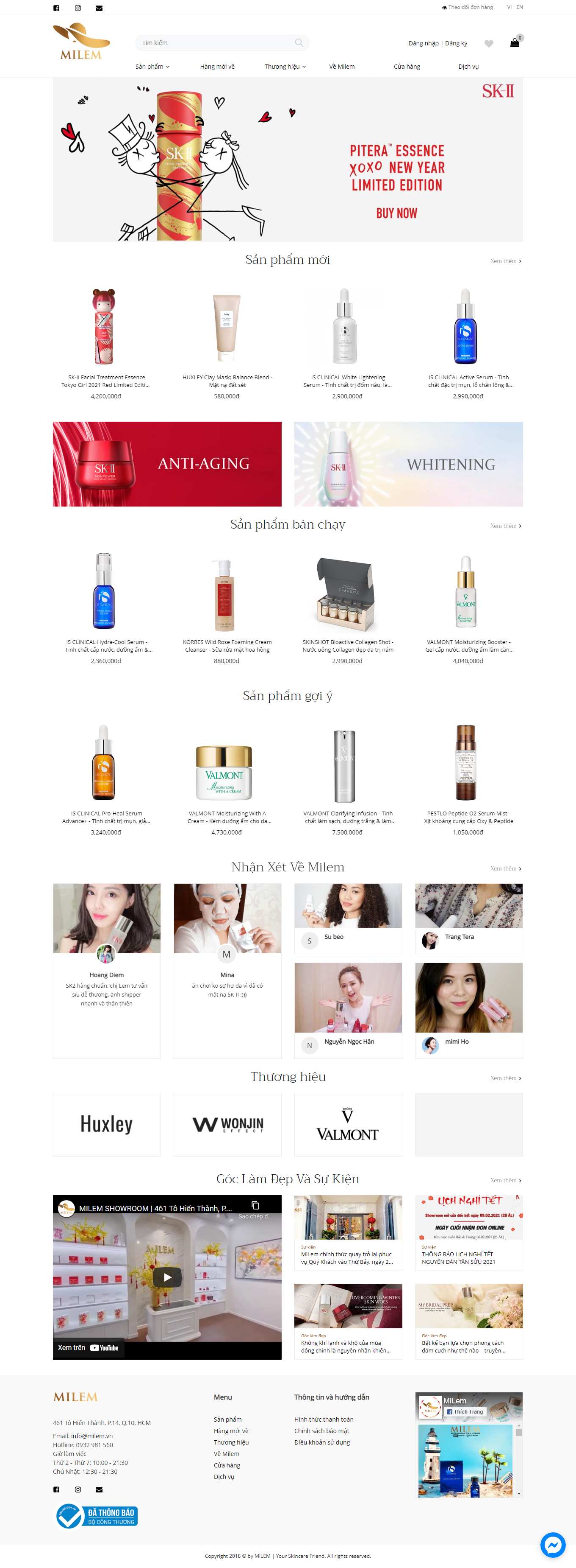 Thiết kế Web chợ online milem.vn