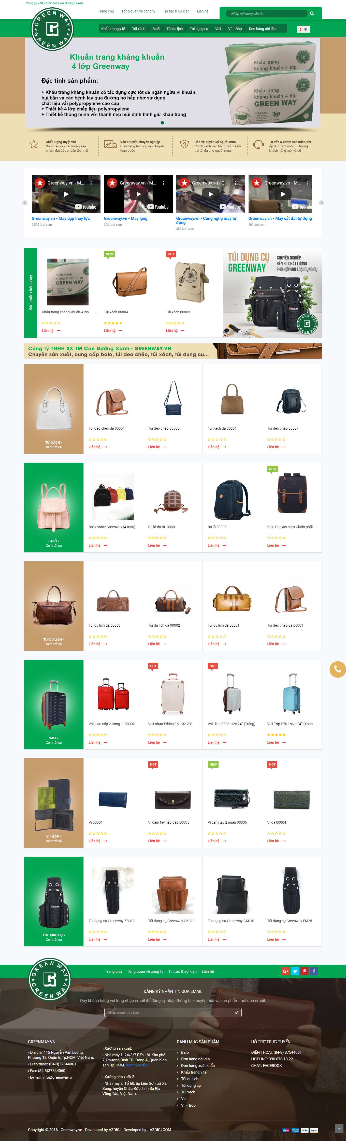 Thiết kế Web sáng tạo greenway.vn