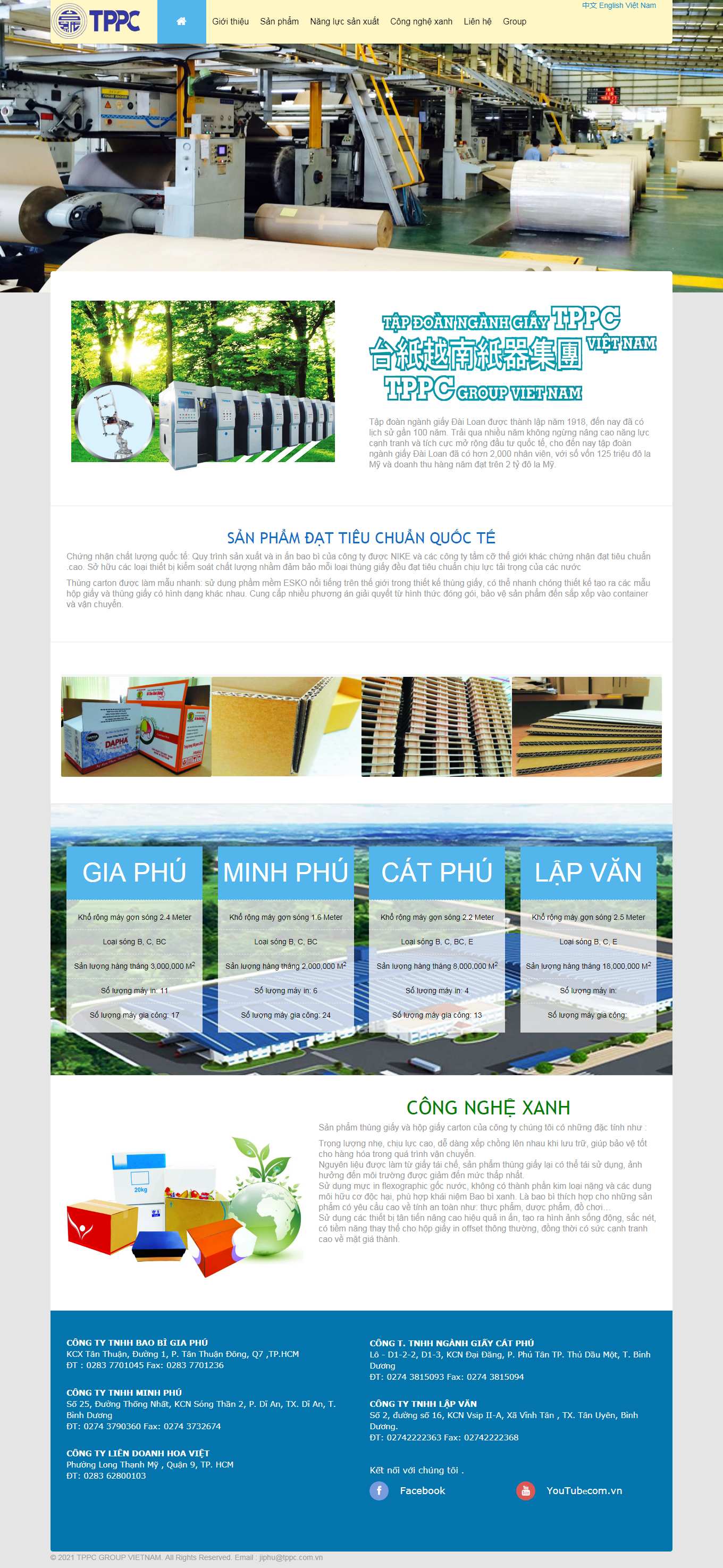 Thiết kế Web sáng tạo tppc.com.vn