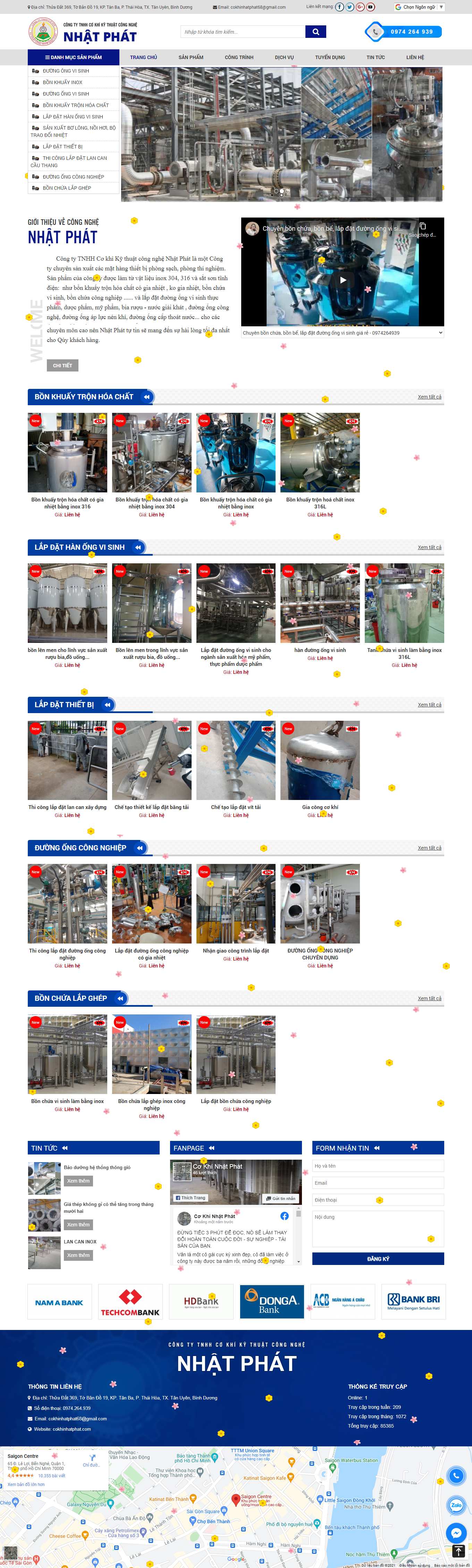 Thiết kế Web độc đáo cokhinhatphat.com