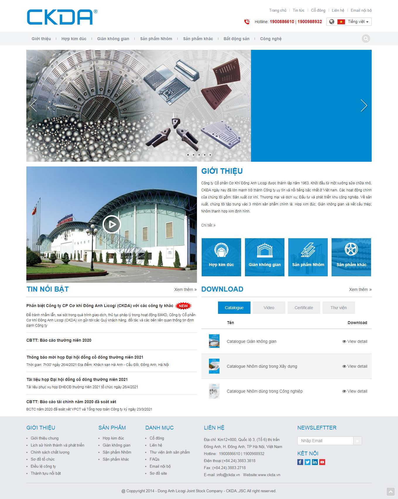 Thiết kế Web độc đáo ckda.vn