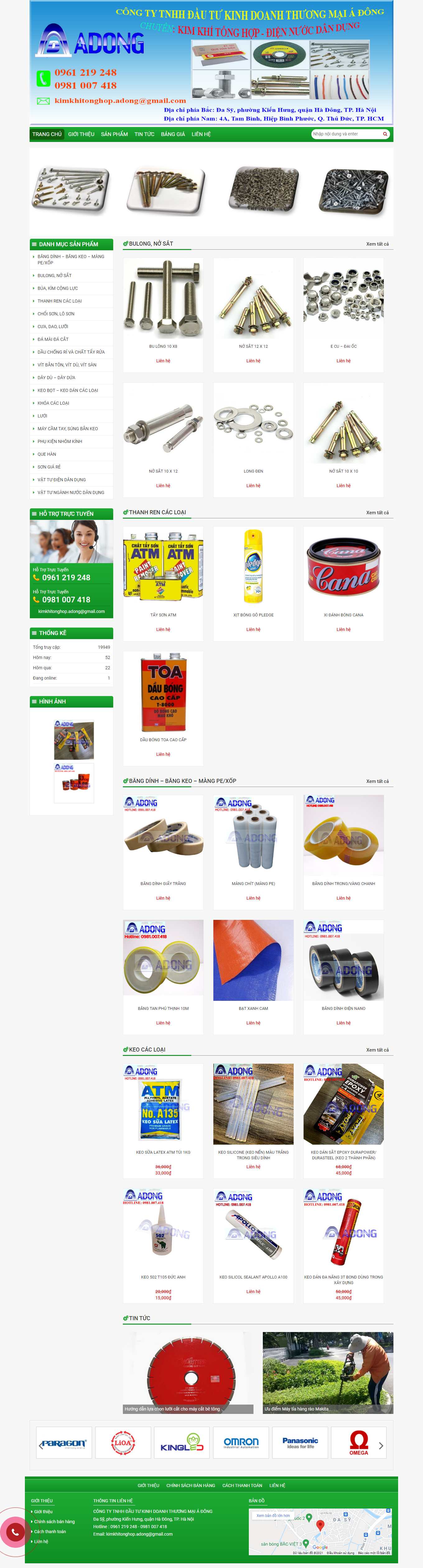 Thiết kế Web cực đẹp kimkhitonghop.com.vn