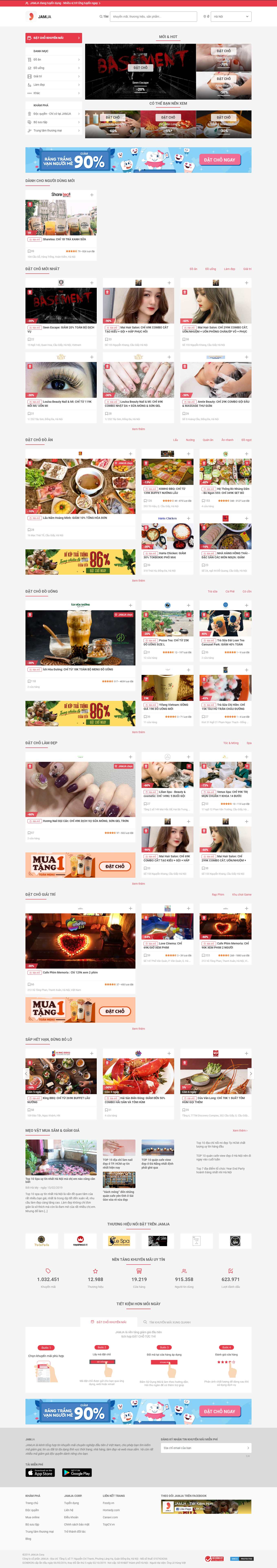 Thiết kế Web cực đẹp jamja.vn