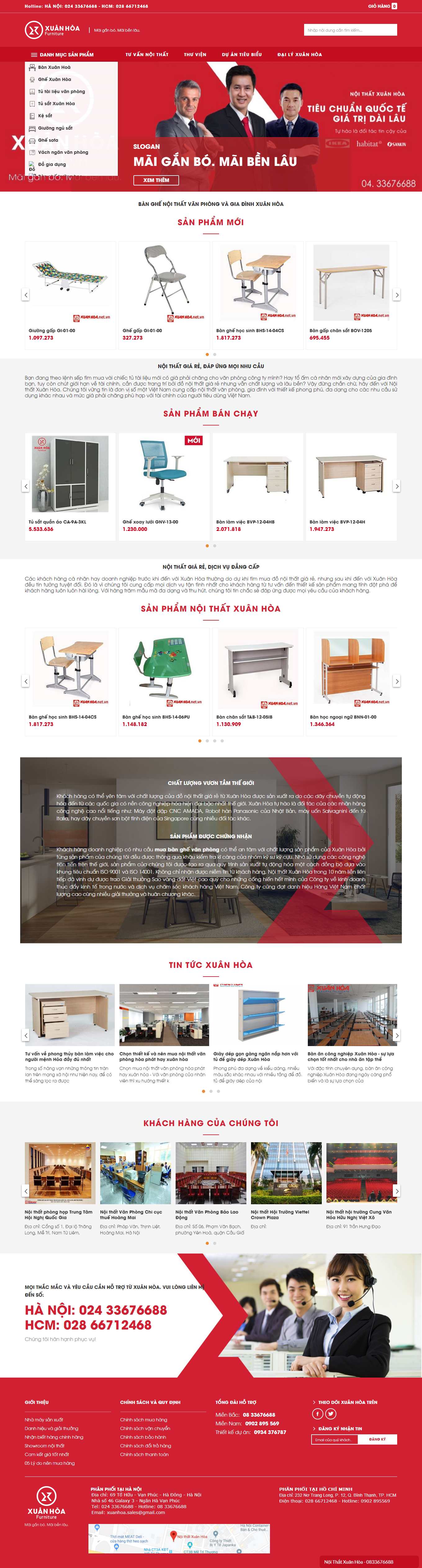 Thiết kế Web cực rẻ xuanhoa.net.vn