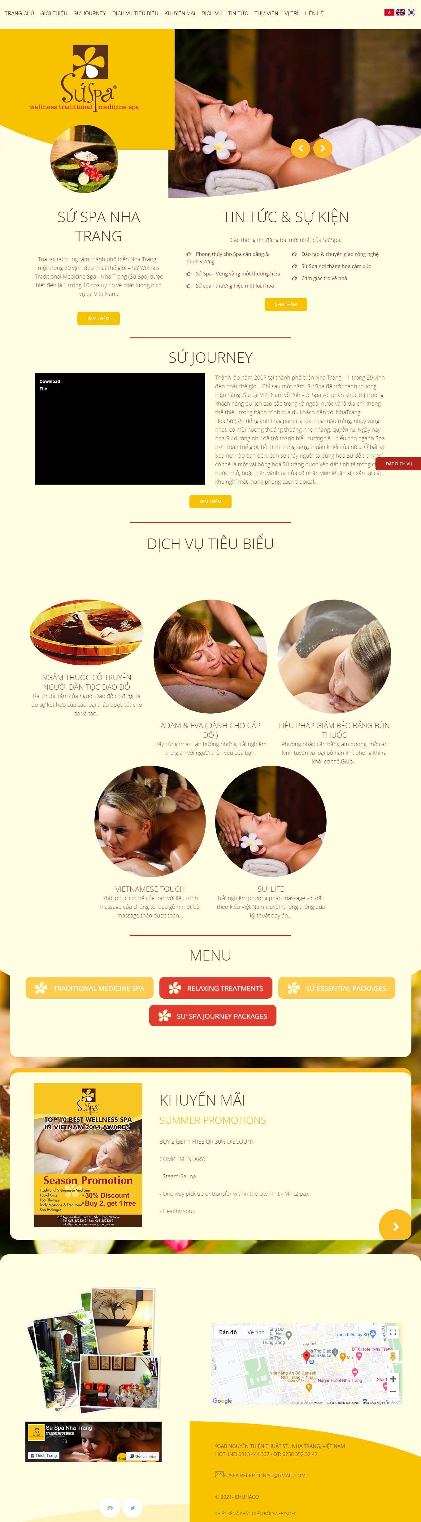 Thiết kế Web ưu việt suspa.com.vn