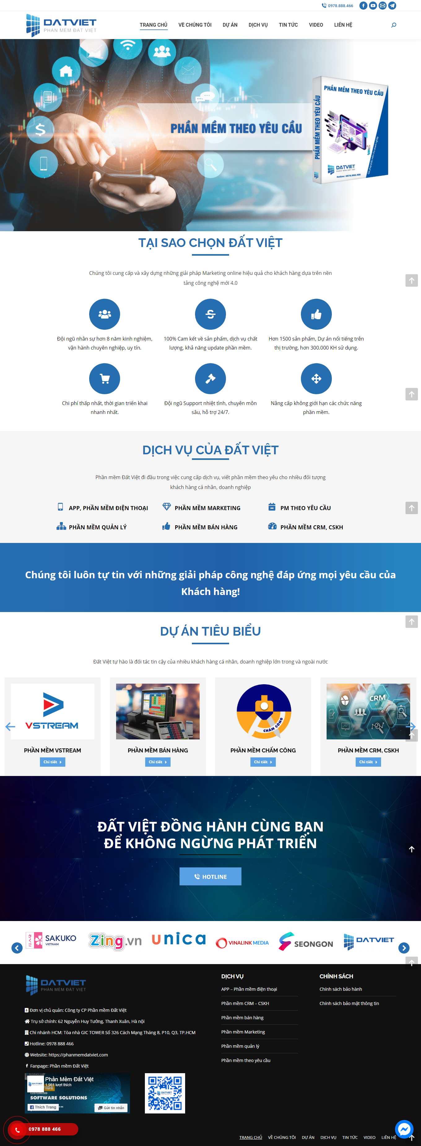 Thiết kế Web phần mềm phanmemdatviet.com