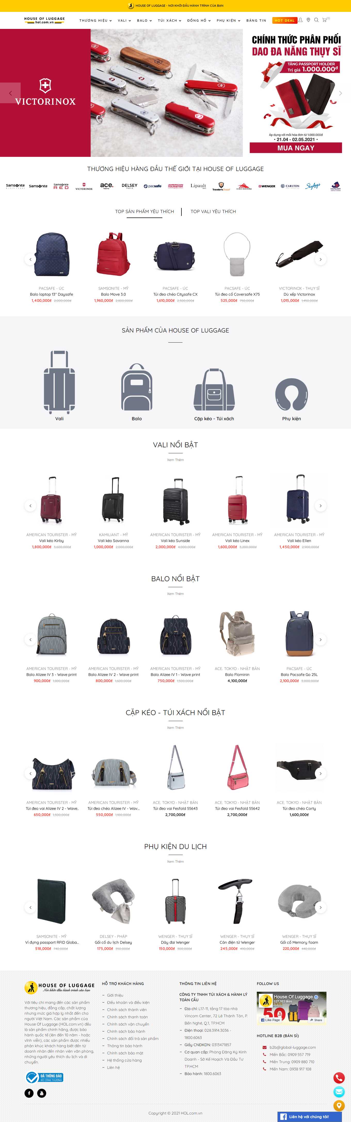 Thiết kế Web shop thời trang hol.com.vn