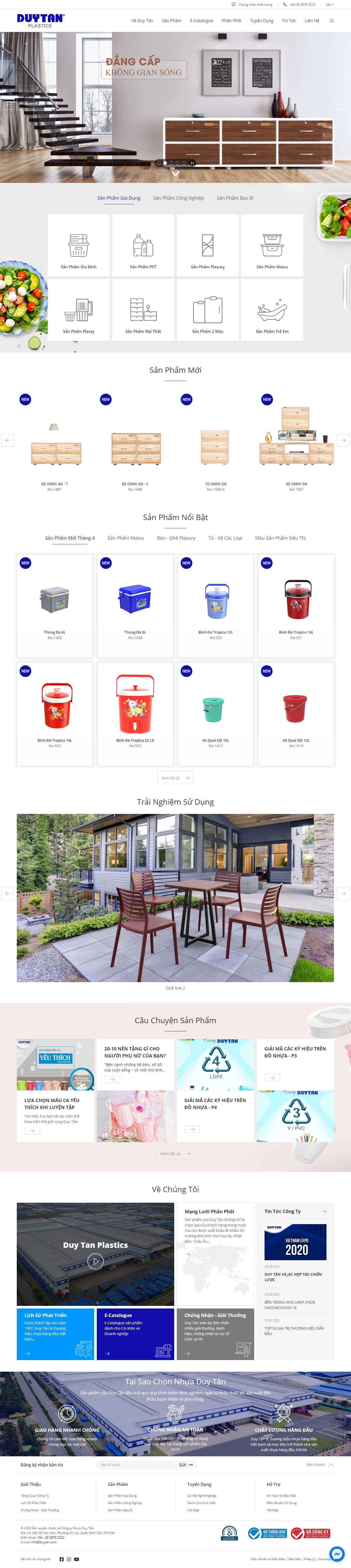 Thiết kế Web bán bình giữ nhiệt duytan.com