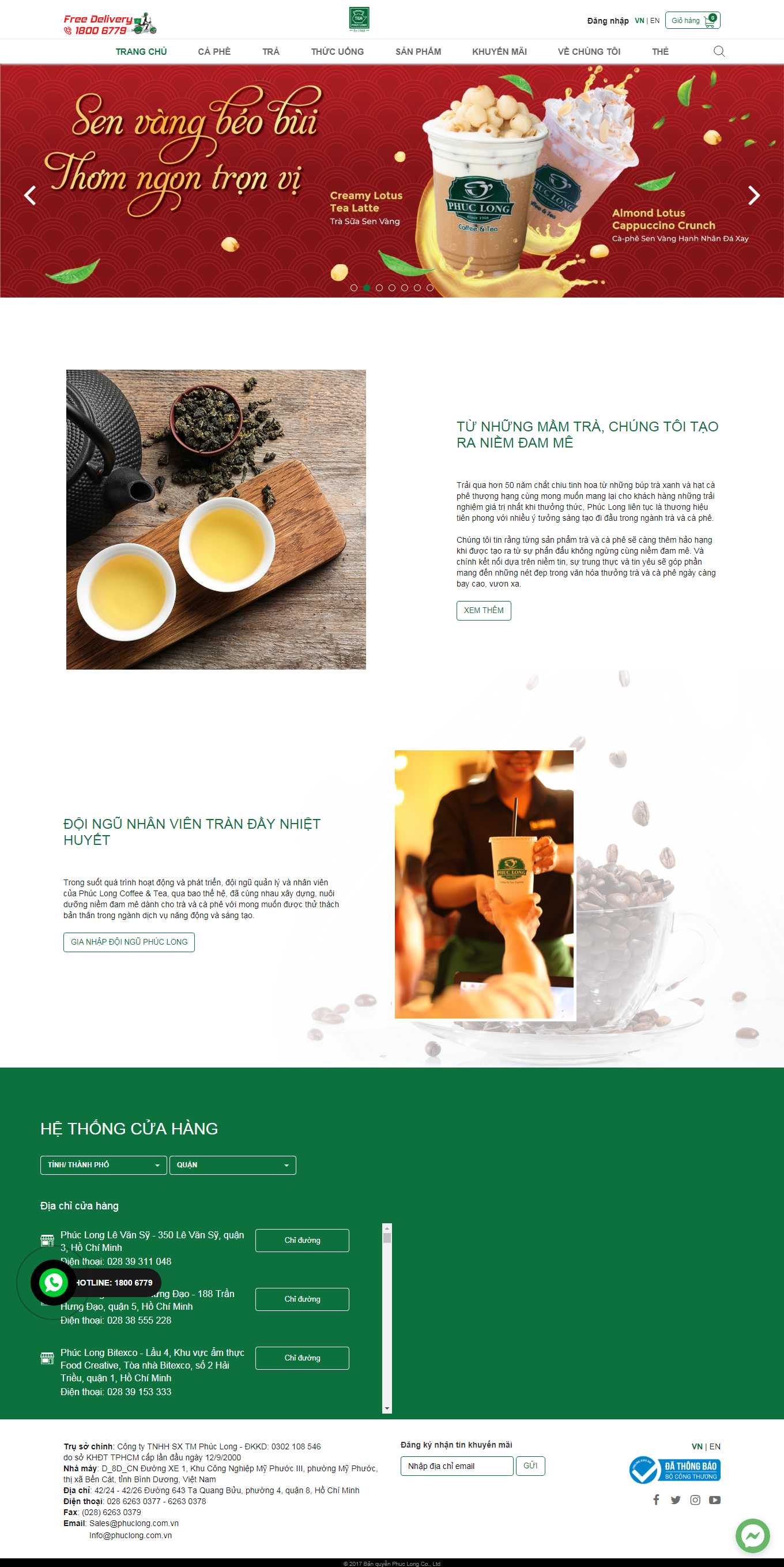 Thiết kế Web quán karaoke phuclong.com.vn