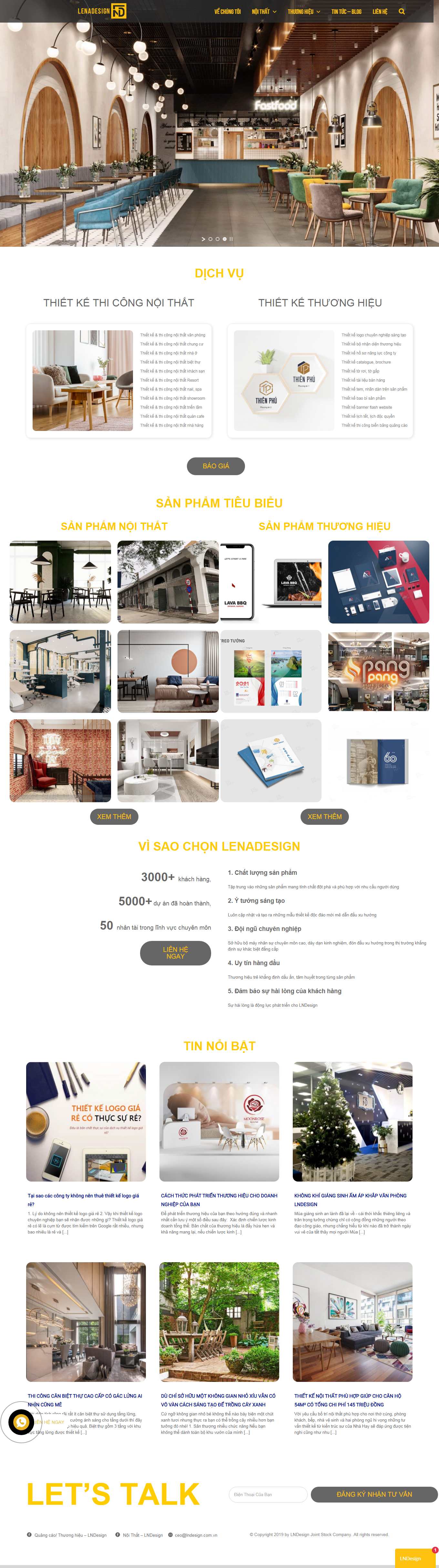 Thiết kế Web logo lndesign.com.vn