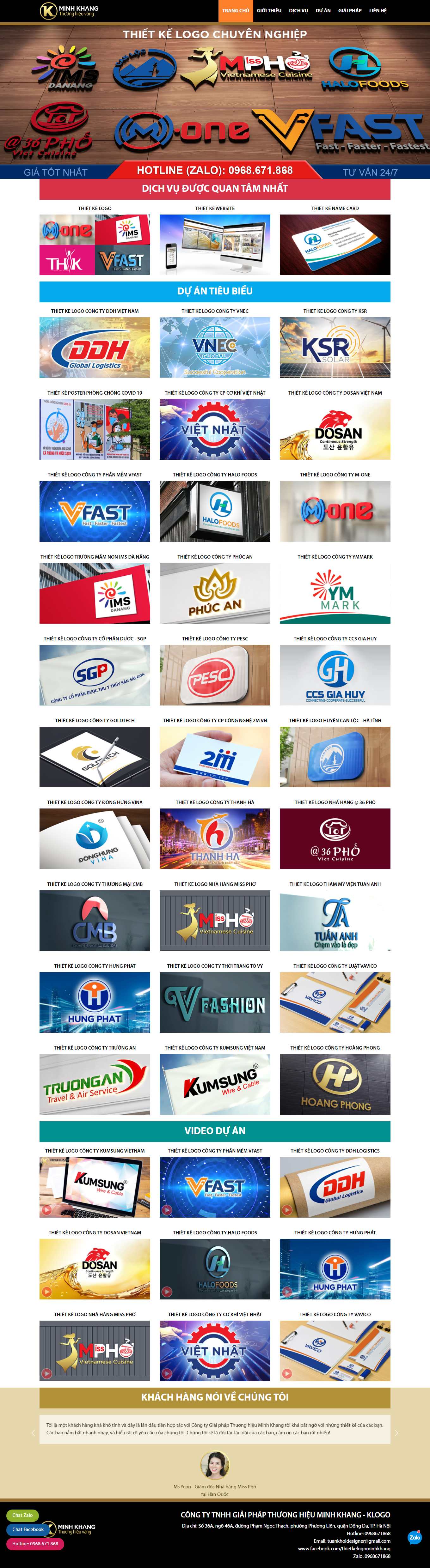 Thiết kế Web logo klogo.vn