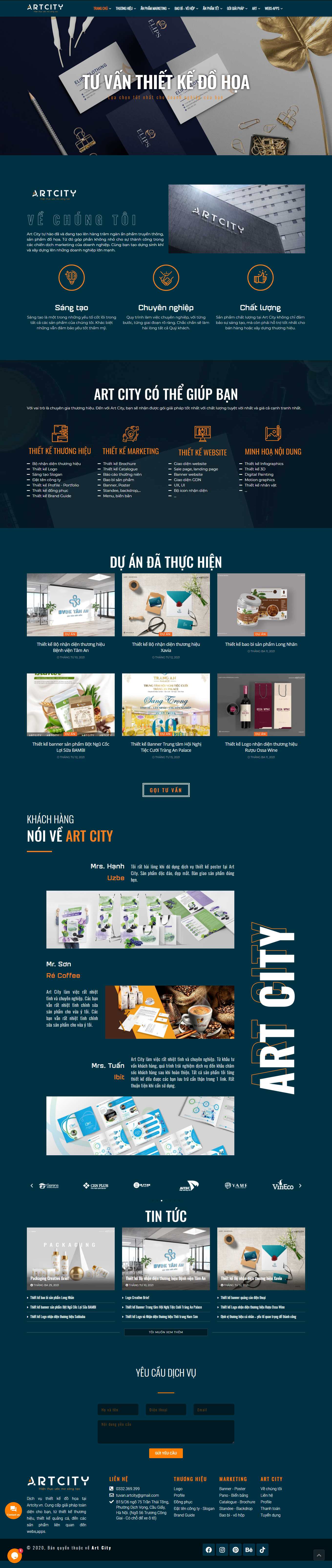 Thiết kế Web logo artcity.vn