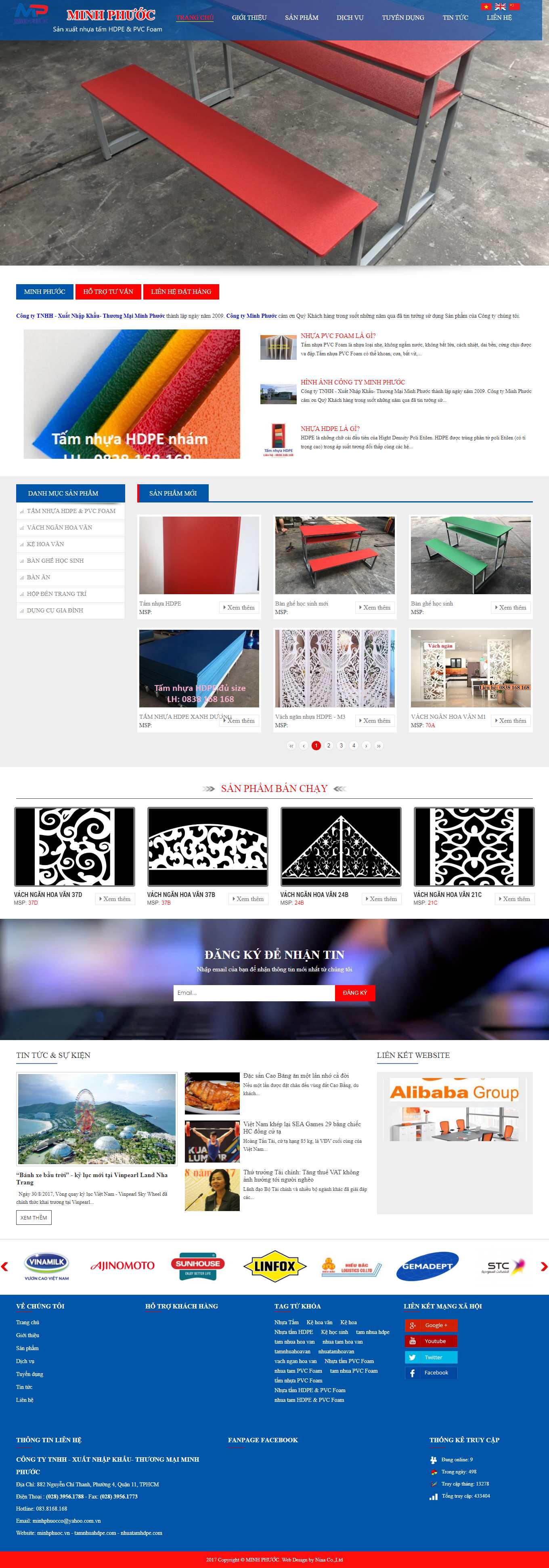 Thiết kế Web chuẩn seo minhphuoc.vn