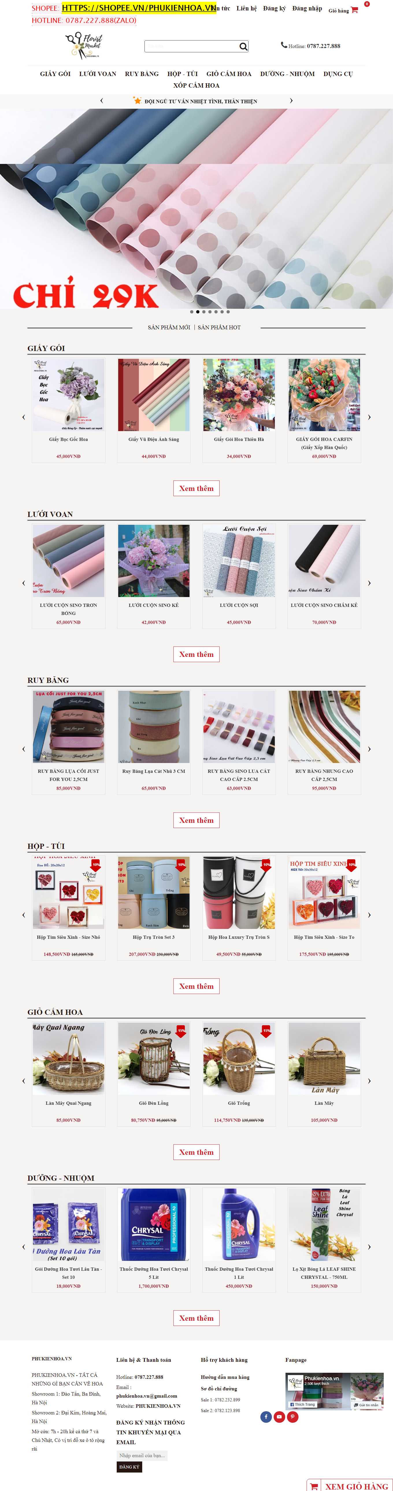 Thiết kế Web bán hàng online hiệu quả phukienhoa.vn