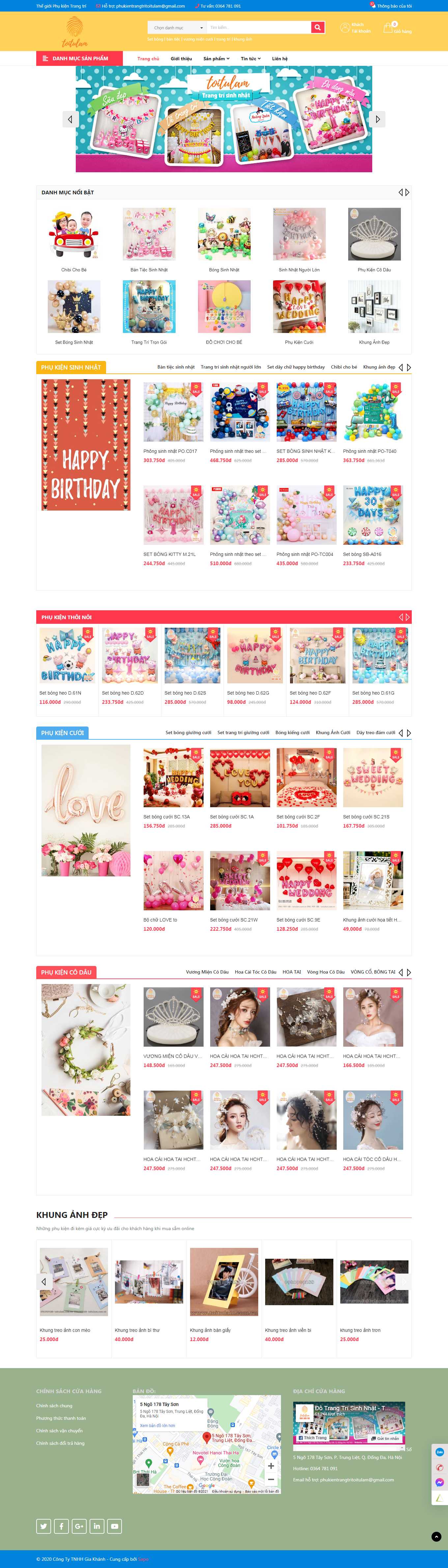 Thiết kế Web bán hàng online hiệu quả toitulam.com.vn