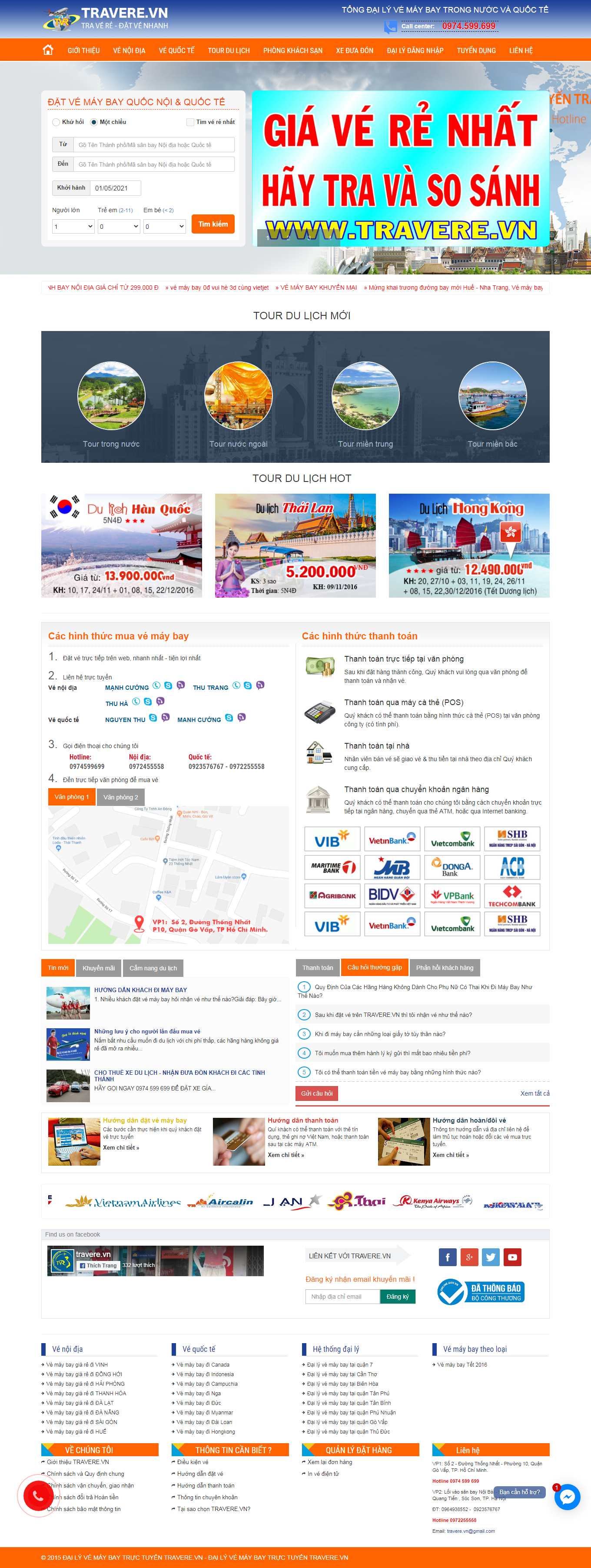 Thiết kế Web chuẩn seo giá rẻ travere.vn