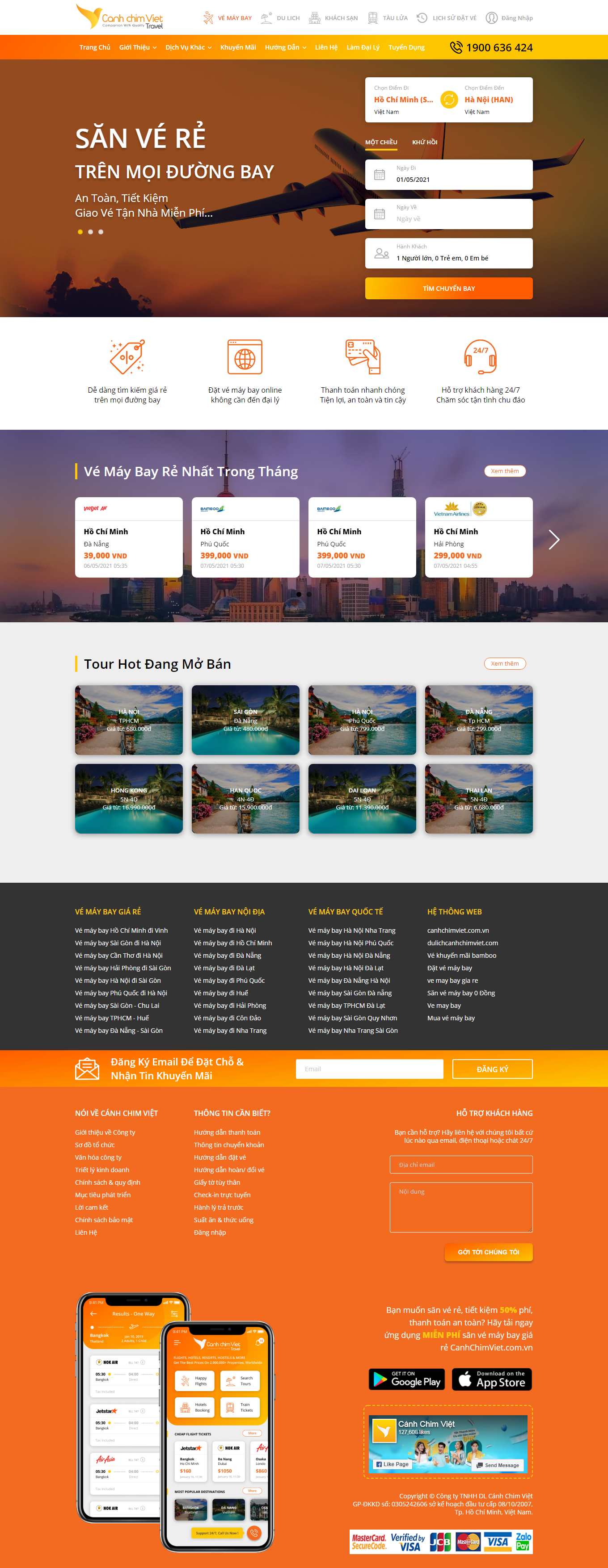 Thiết kế Web chuẩn seo giá rẻ canhchimviet.com.vn