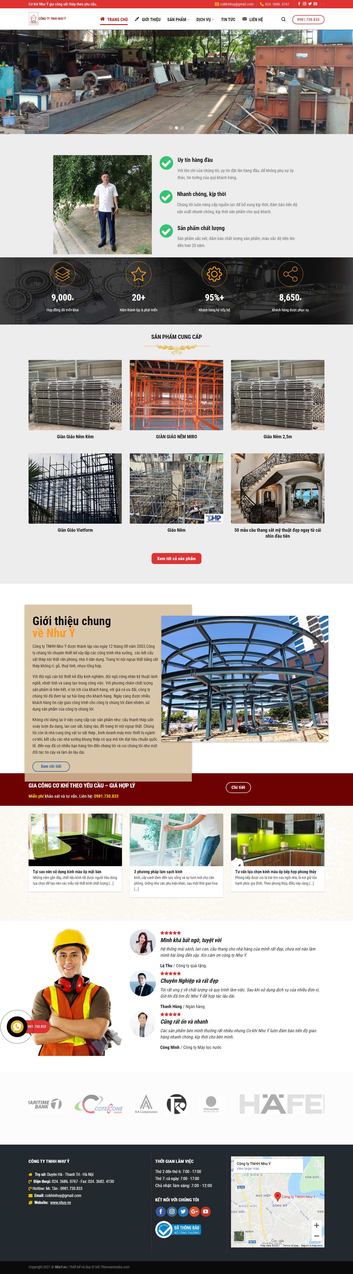 Thiết kế Web chuẩn seo giá rẻ nhuy.vn