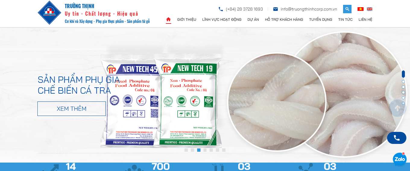 Thiết kế Web wordpress giá rẻ truongthinhcorp.vn