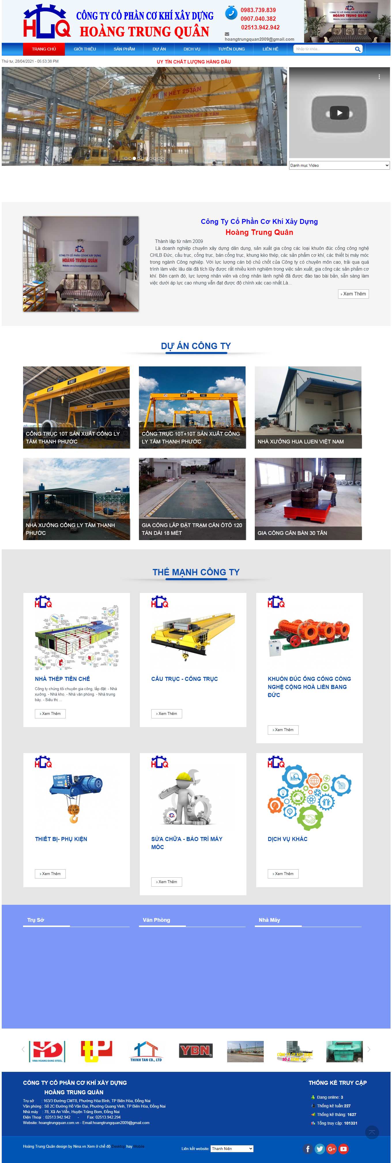 Thiết kế Web wordpress giá rẻ hoangtrungquan.com.vn