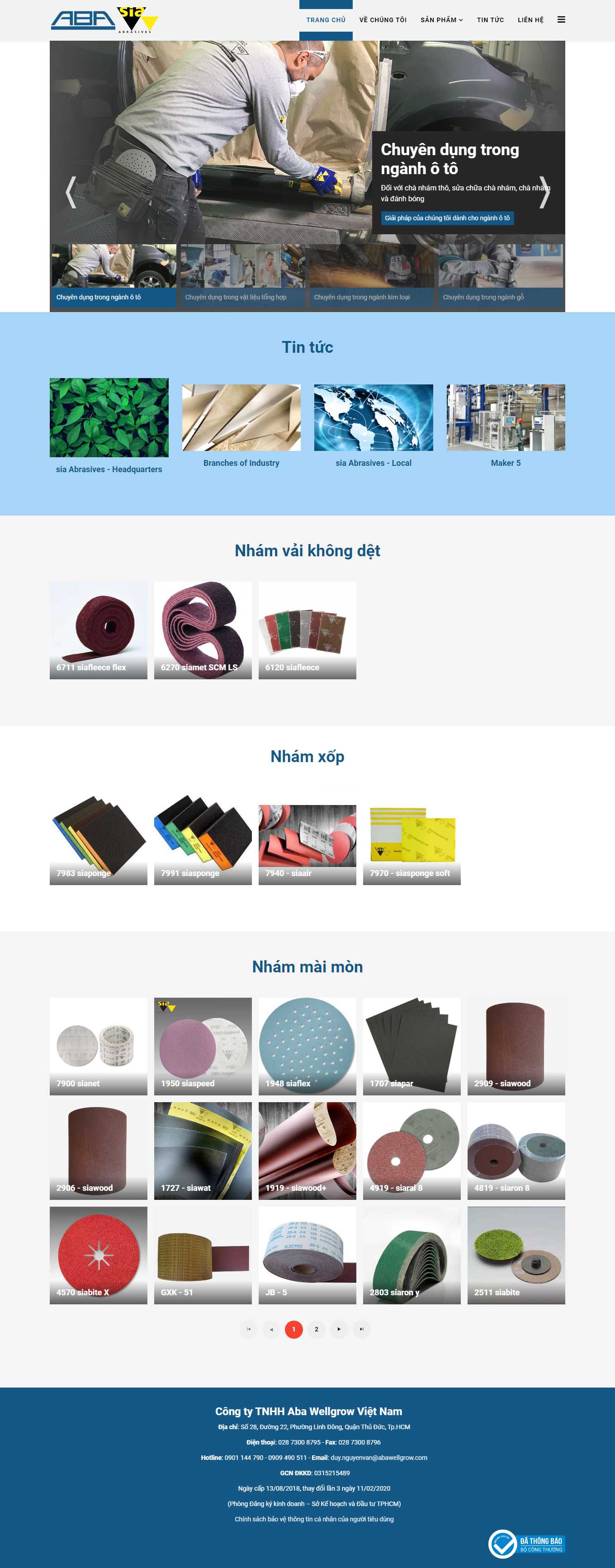 Thiết kế Web wordpress theo yêu cầu abawellgrow.com.vn