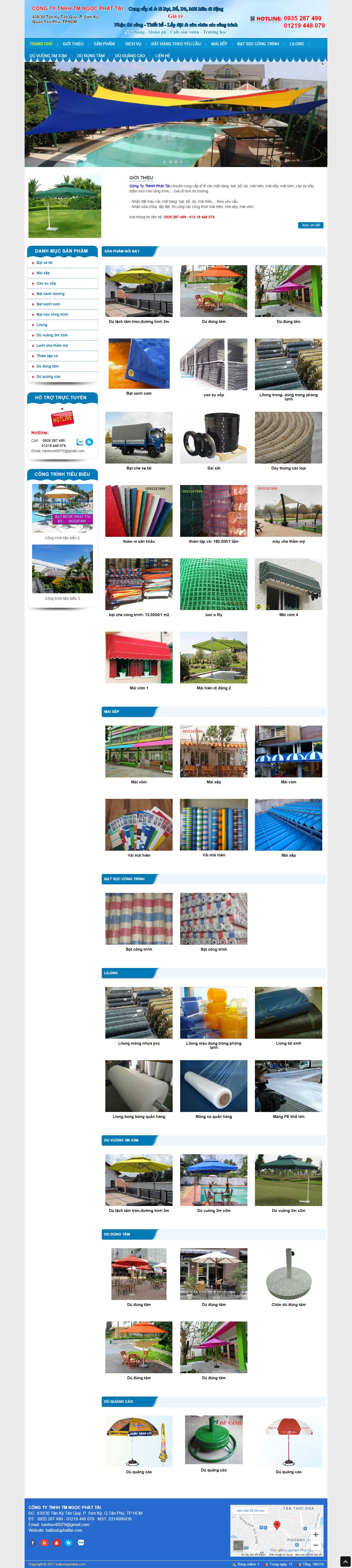 Thiết kế Web wordpress theo yêu cầu batboduphattai.com