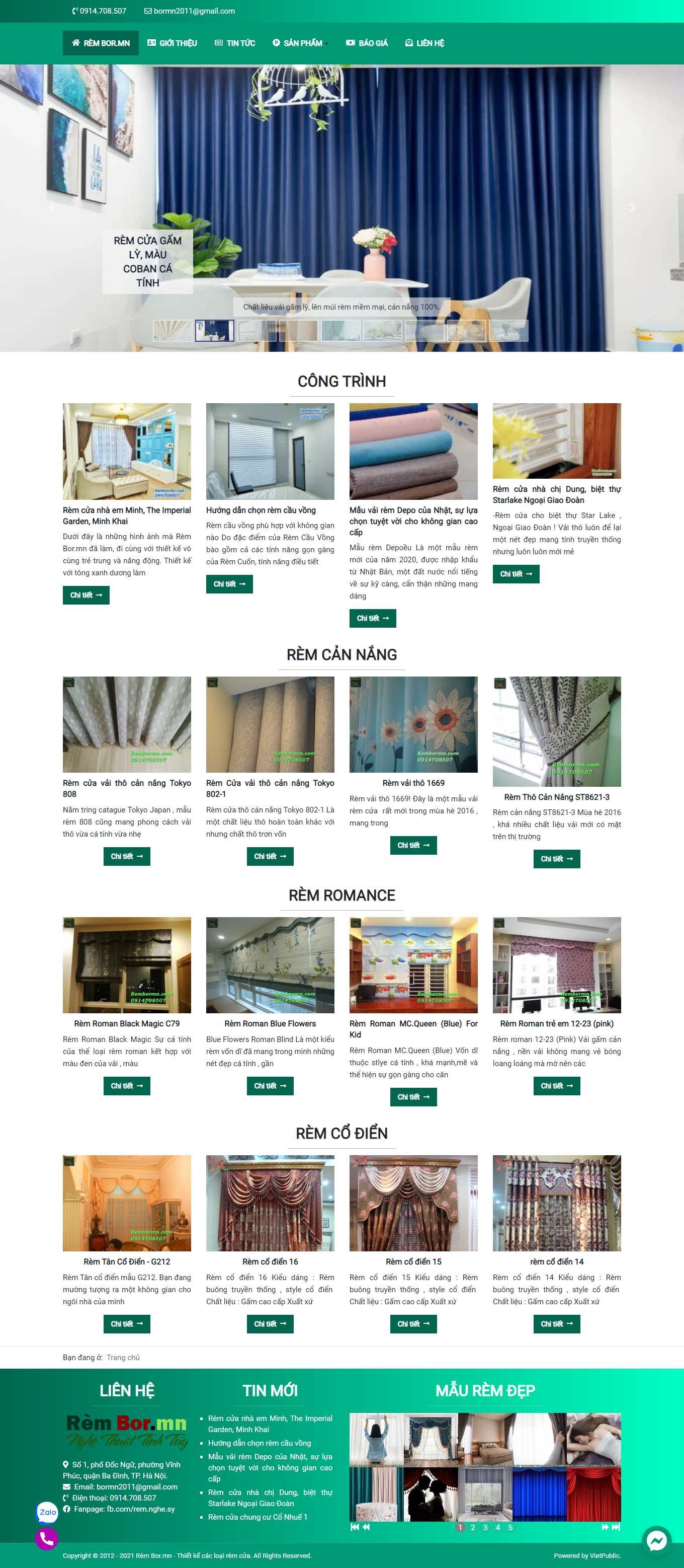 Thiết kế Web seo cộng hưởng rembormn.com