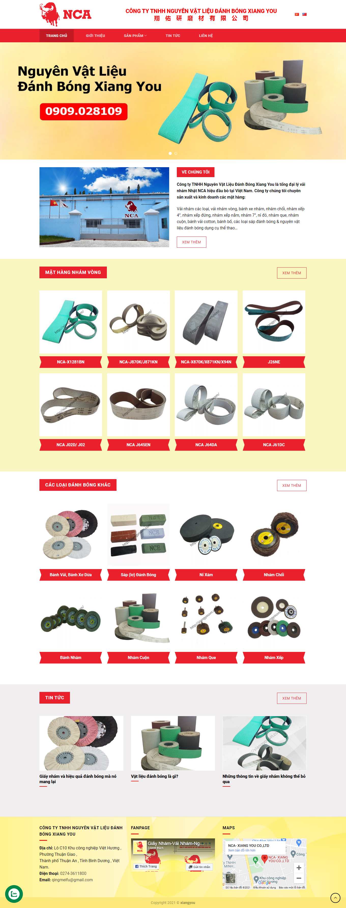 Thiết kế Web seo cộng hưởng xiangyouvn.com