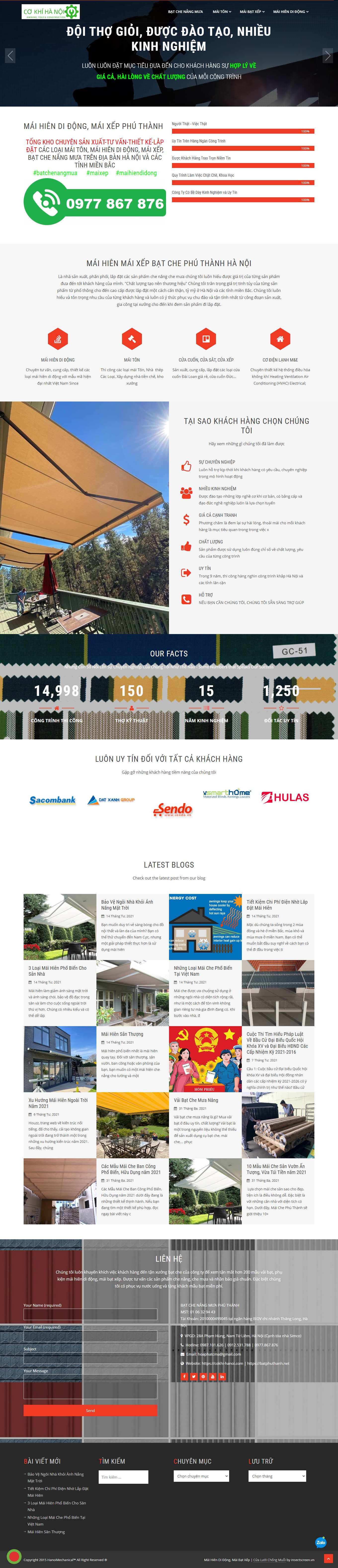 Thiết kế Web seo cộng hưởng cokhi-hanoi.com